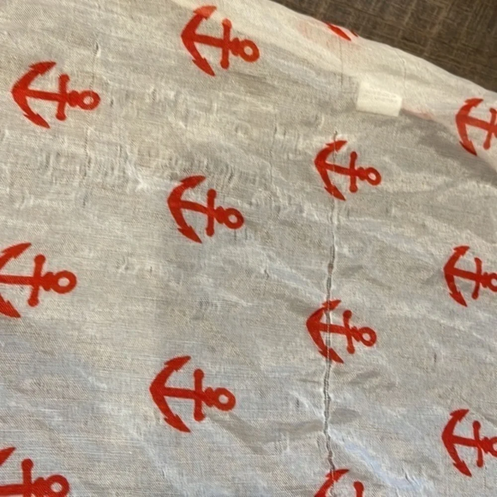 Nautical anchor scarf